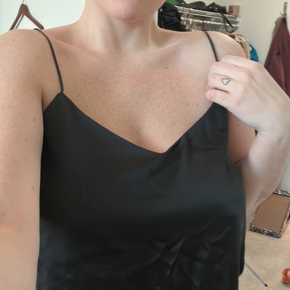 Reformation Silk Back Cowl Tank - Picture 3 of 6